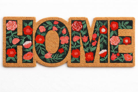 COCO DOOR MAT - ZERBINO SAGOMA HOME FIORITO