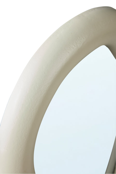 SANABRIA - SPECCHIO BEIGE ONDULATO
