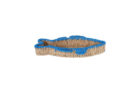 POISSON - VASSOIO PESCE BEIGE AZZURRO