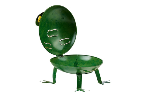 Green Iron Mosquito Coil Holder Frog
