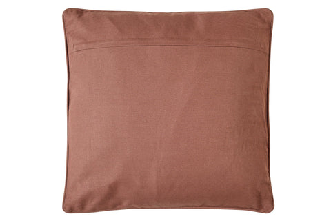 EMBROIDERY – CUSCINO LOSANGHE MARRONE ROSA GIALLO SENAPE
