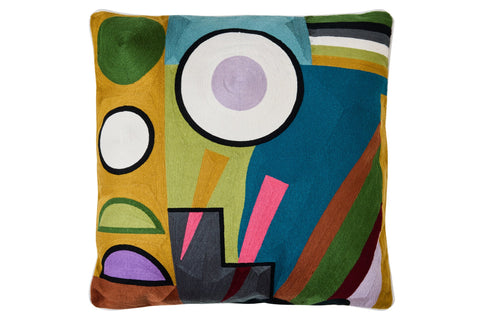 EMBROIDERY - CUSCINO ABSTRACT