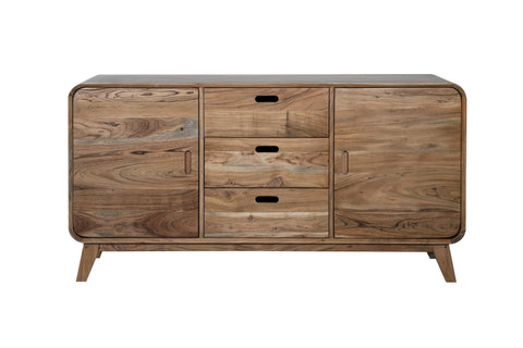 LEEDS - CREDENZA TRE CASSETTI 2 SPORTELLI