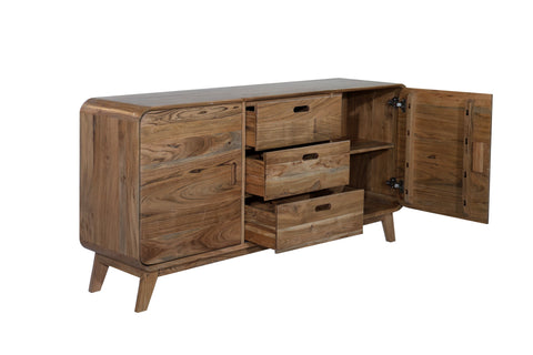 LEEDS - CREDENZA TRE CASSETTI 2 SPORTELLI