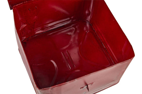 SCATOLA METALLO ROSSA