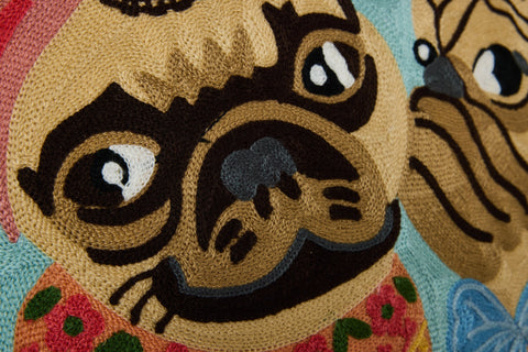 EBROIDERY - CUSCINO CARLINI