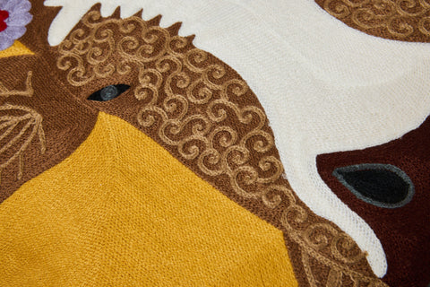 EMBROIDERY - CUSCINO MUCCA SIMMENTAL