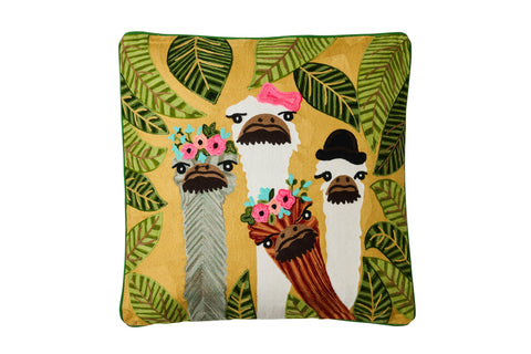 EMBROIDERY - CUSCINO STRUZZI