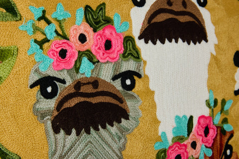 EMBROIDERY - CUSCINO STRUZZI