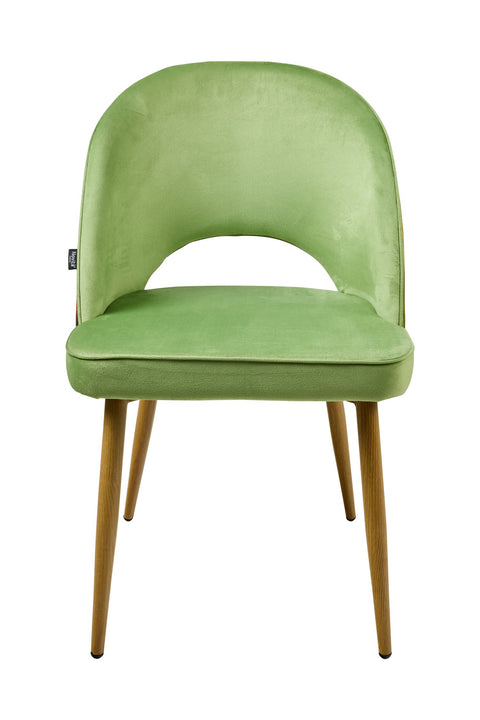 MARQUEE - SEDIA COLORE ASPARAGO SCHIENALE RIGATO MULTICOLO