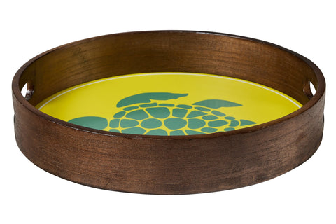 ATLANTIDE - VASSOIO TONDO DISEGNO TURTLE