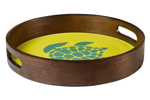 ATLANTIDE - VASSOIO TONDO DISEGNO TURTLE