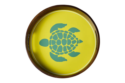 ATLANTIDE - VASSOIO TONDO DISEGNO TURTLE