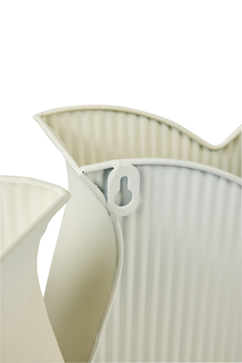 LUCKY - CACHET POT GUFO BIANCO CONTORNO OCCHI ORANGE