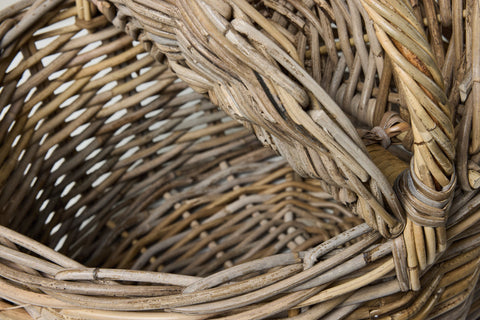 RUSH WEAVES - CESTA OVALE MODELLO PIC-NIC