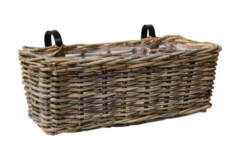 RUSH WEAVES - FIORIERA RETT. DA BALCONE CON GANCI
