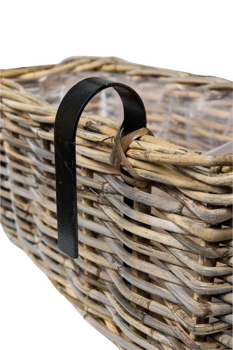 RUSH WEAVES - FIORIERA RETT. DA BALCONE CON GANCI