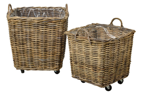 RUSH WEAVES – SET 1/2 CESTE ALTE CON MANICI E RUOTE