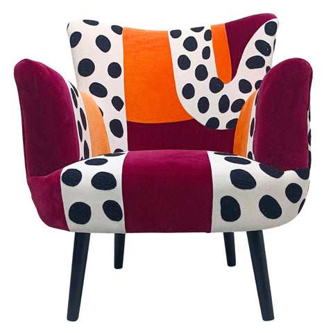 DAFNE - POLTRONA POP ART FORME SINUOSE