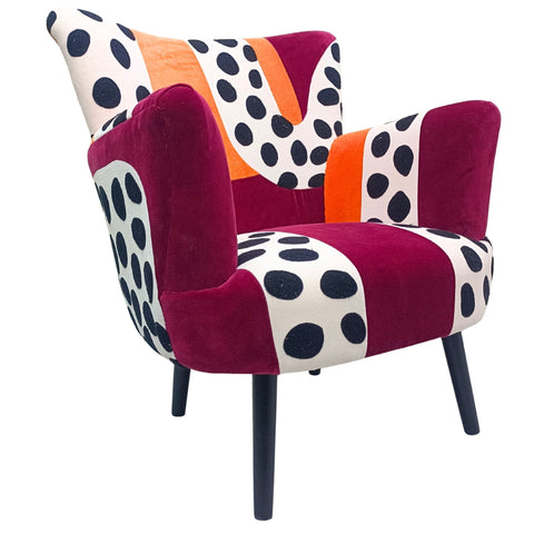 DAFNE - POLTRONA POP ART FORME SINUOSE