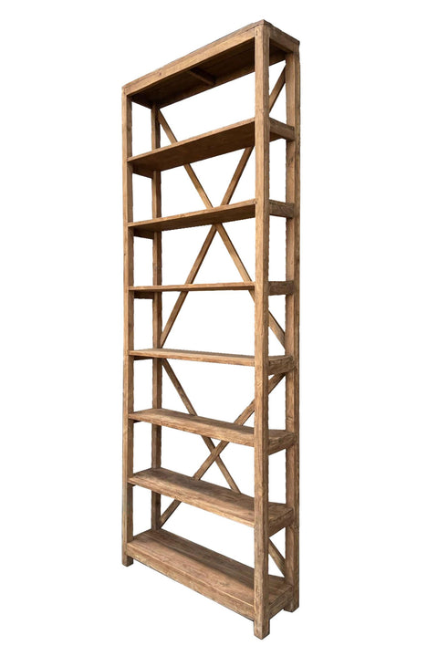 LIBRERIA 8 PIANI TEAK ORIGINALE