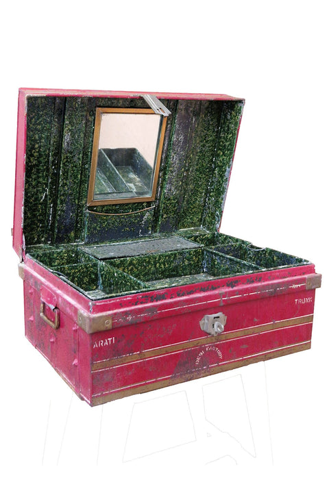 BAULE ORIGINALE DECORATO