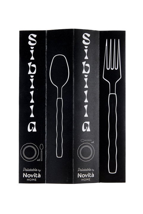 SIBILLA - POSATE SET 1/6 MANICO BEIGE