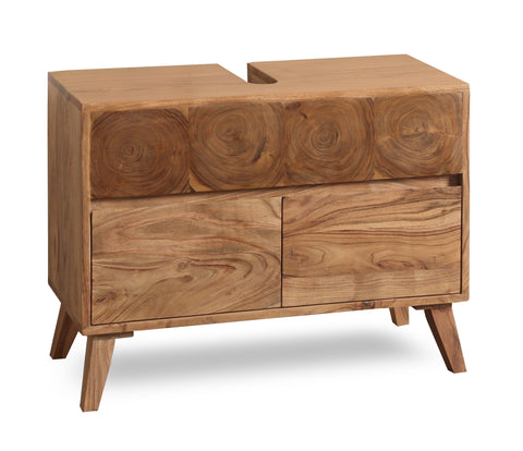 STOCKHOLM - BATHROOM CABINET WITH DOORS AND DRAWER