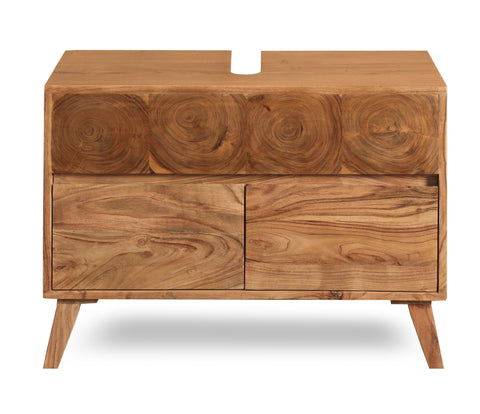 STOCKHOLM - BATHROOM CABINET WITH DOORS AND DRAWER