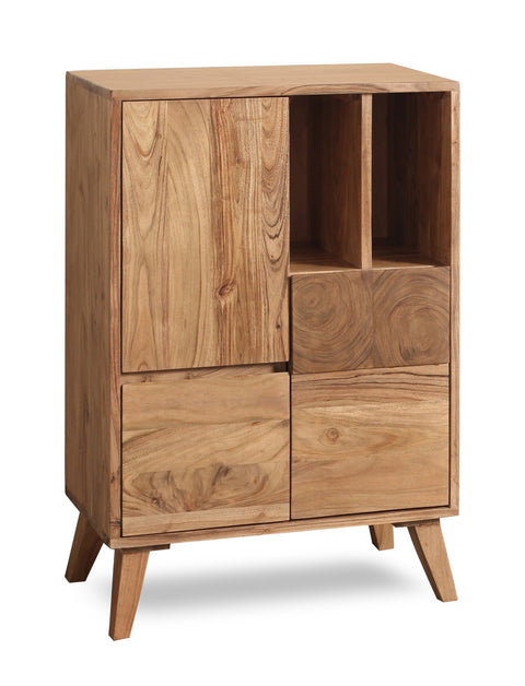 STOCCOLMA - CREDENZA SPORTELLI E CASSETTI CON RIPIANO