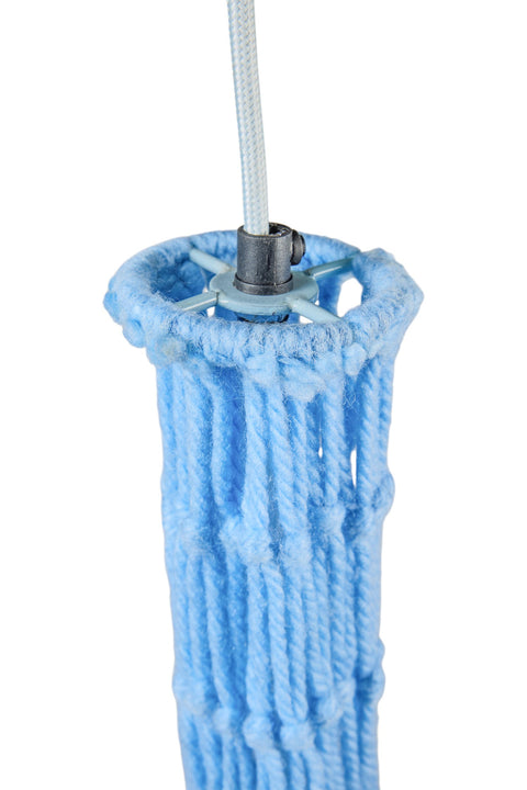 GALENA - LAMPADARIO AZZURRO MARE CON RETE GRANDE