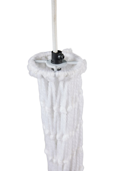 GALENA - LAMPADARIO BIANCO DA SOFFITO CON RETE
