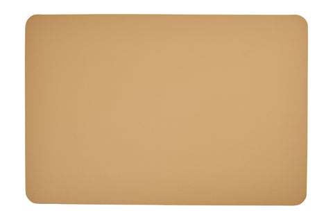 STRAW - PLACEMATE RETT.ANG.STOND. SIMIL PELLE SET 1/4 NATURAL