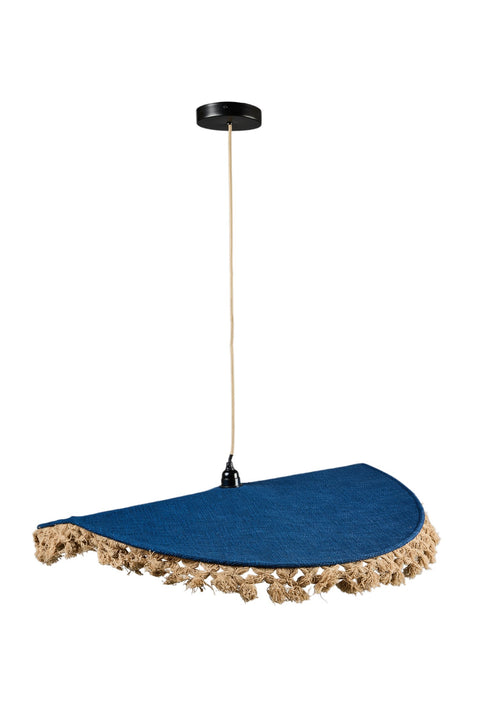 SIVIGLIA - LAMPADARIO CON FRANGE BLUE E BEOGE