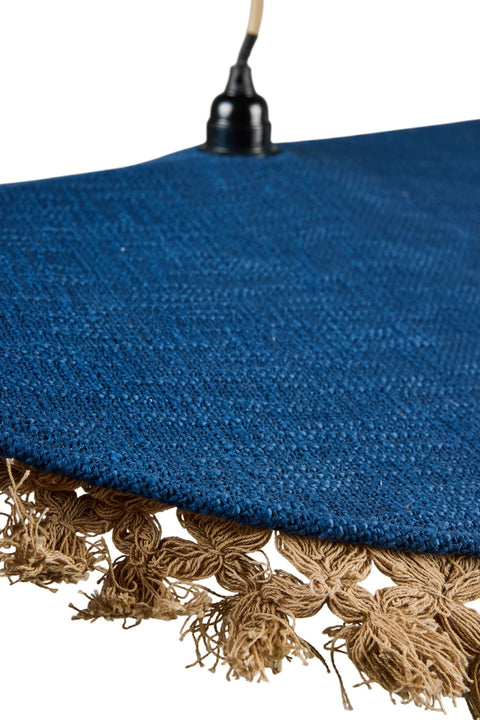 SIVIGLIA - LAMPADARIO CON FRANGE BLUE E BEOGE