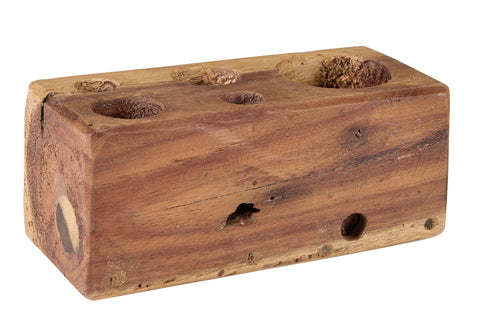 SALUDOS - PORTA PENNE LEGNO RICICLATO