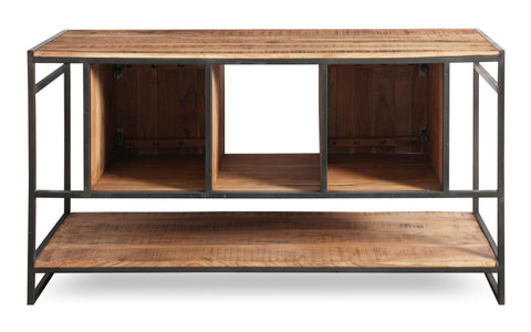Rockport - Mobile Bagno in Legno di Acacia e Ferro, 2 Ante