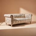 Divano Chesterfield persiano sfondo beige