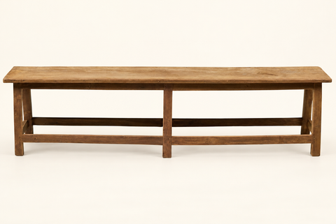 PANCA LEGNO — fondo avorio