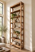 LIBRERIA 8 PIANI TEAK ORIGINALE — ambientazione