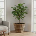 Fioriera rattan ambientata