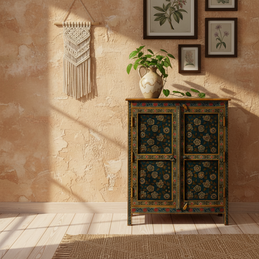 Frida Credenza 2 Sportelli Blu - Ambientata