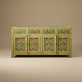 Frida Credenza Fiori - Sfondo neutro caldo