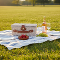 Green Park cestino bianco pic nic prato