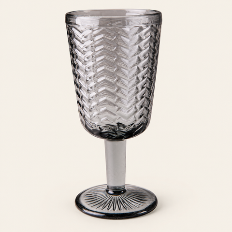 Corte Real - Calice Vino Fume Set 1/6 — fondo avorio