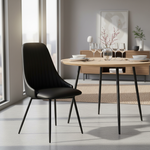 Sedia Elvis in ambiente sala da pranzo moderno