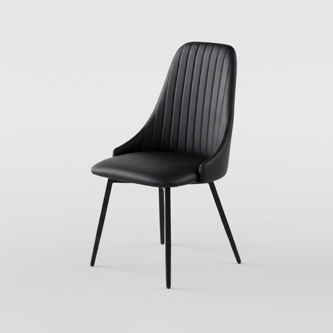 Sedia Elvis su sfondo grigio chiaro minimal