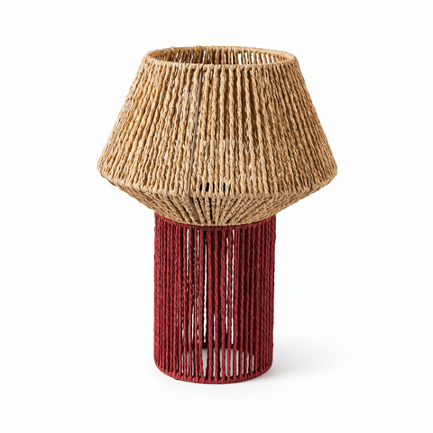 Lampada Giamaica boho su sfondo bianco