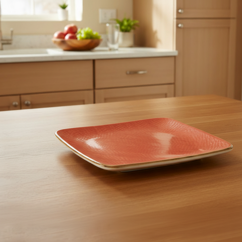 Piattino terracotta in cucina