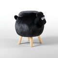 Pouf Pacora Nera - sfondo tenue con ombra